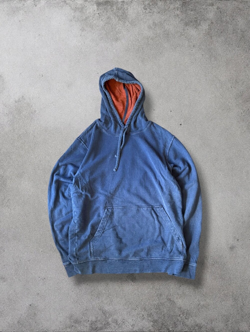 Vintage Patagonia Hiking Granola Outdoors Blank Navy Hoodie Sweatshirt Mens L